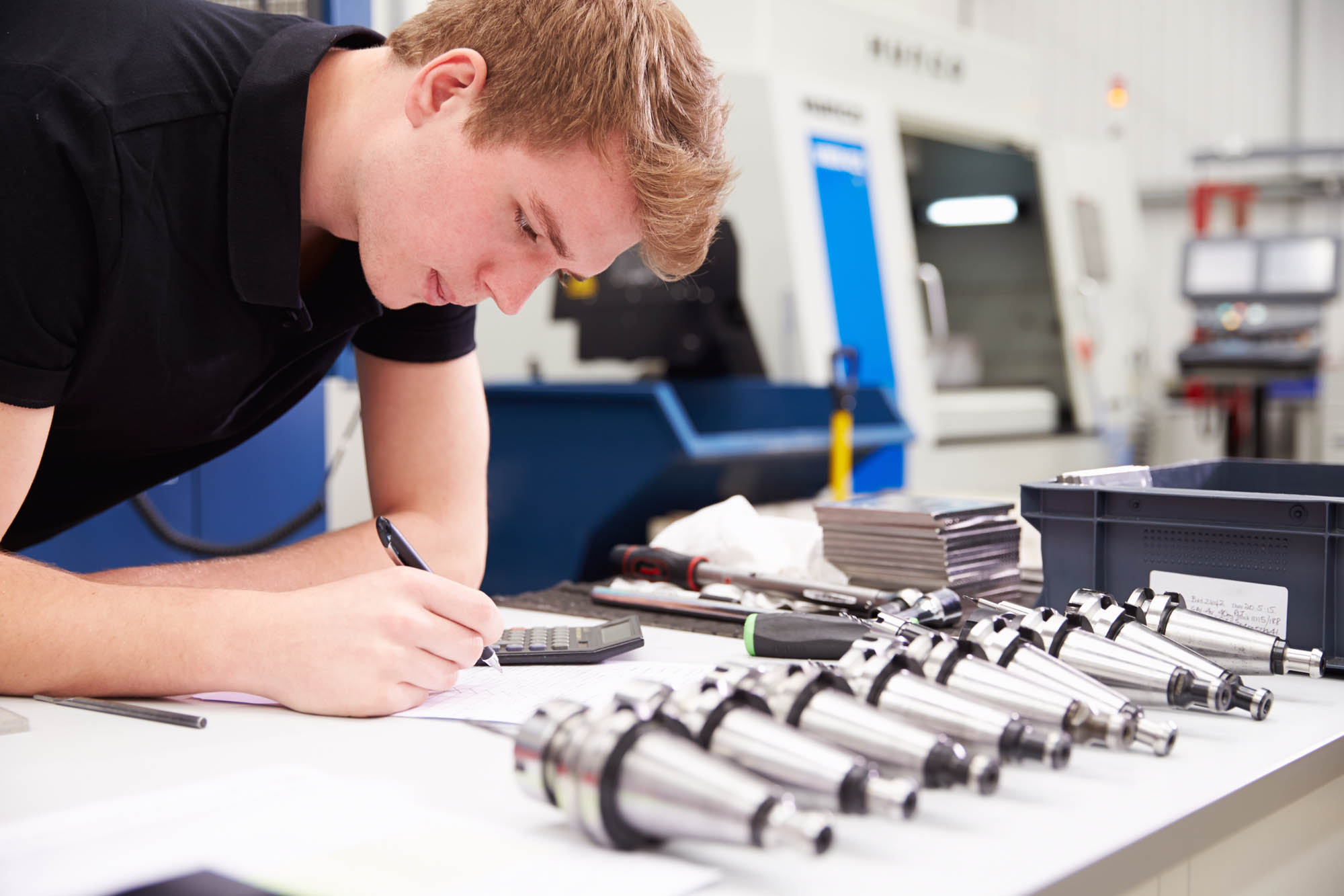 Tyne North Training Engineer apprentice drawing diagram